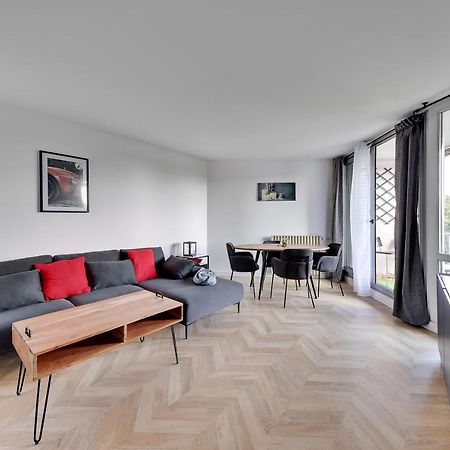 Chic Apart With Parking And Balcony Villeneuve-la-Garenne Exterior photo